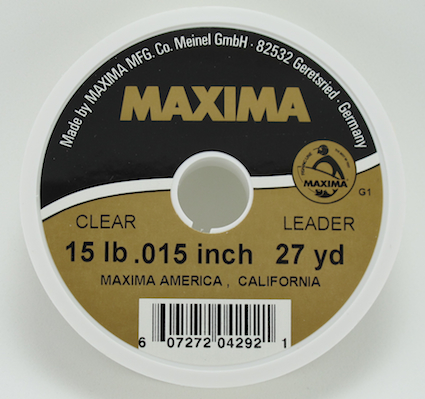 Maxima Clear Tippet & Leader Material