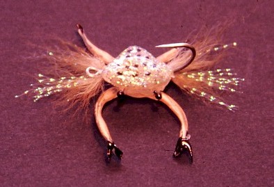 One of Raffaele's crab flies, tied with E-Z Shape Sparkle Body!