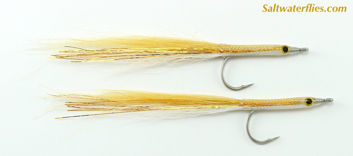 Sand Eel Fly Golden Tan