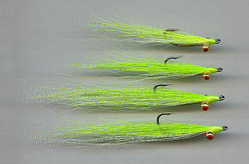 Clouser Minnow Chartreuse  And Pink 3x Redfish, Trout, Bass 