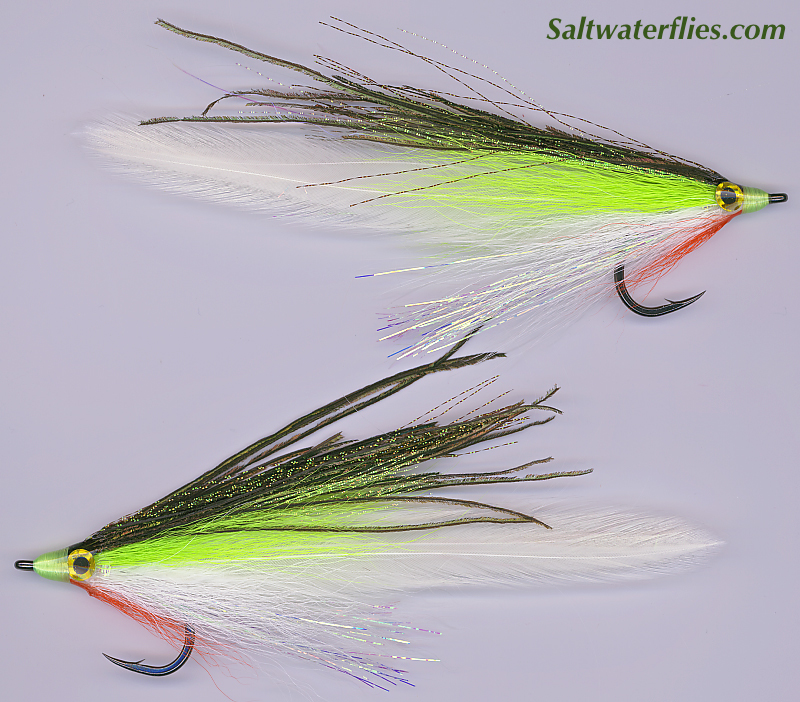 Extreme Deceiver Bluewater Special - Chartreuse & White